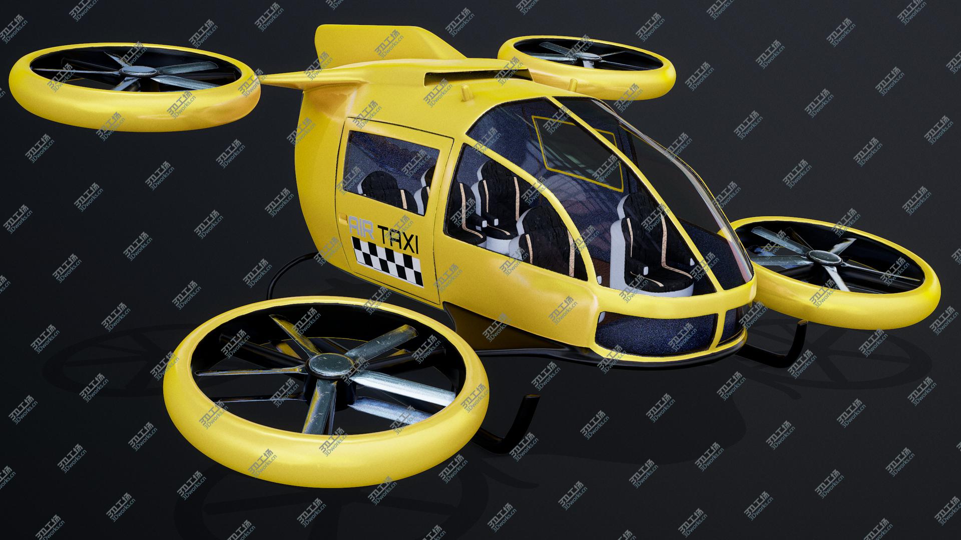 images/goods_img/2021040163/Flying Taxi Concept Air-Taxi Yellow model/5.jpg